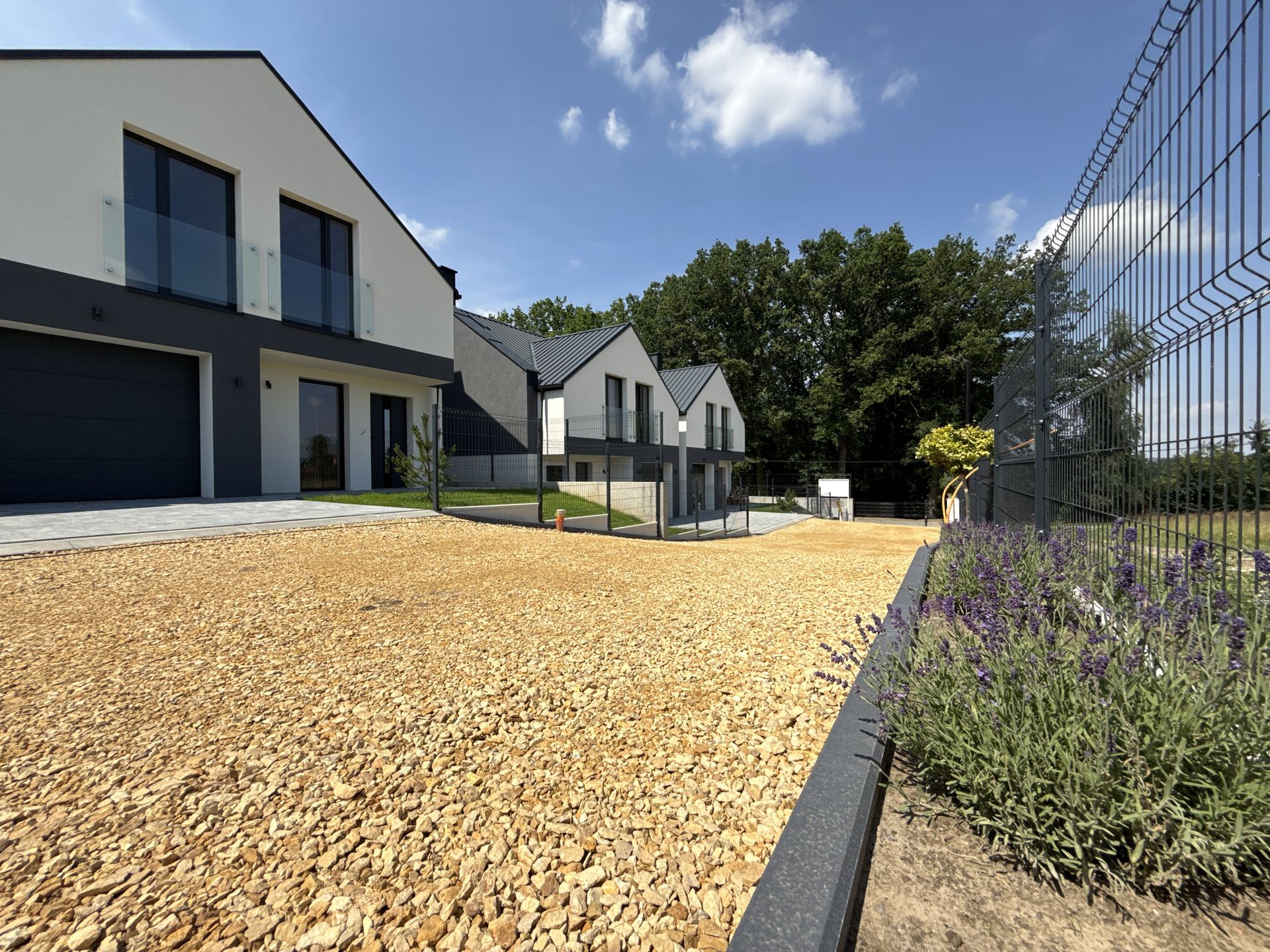 Lawendowe Domy – widok z drona